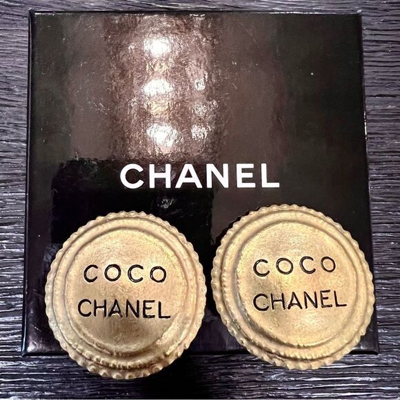 Chanel Authentic Earring’s Beaded Boarder COCO Chanel - Picture 6 of 8